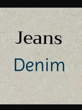 Various jeans